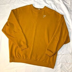 Gymshark women’s turmeric yellow training oversized sweatshirt